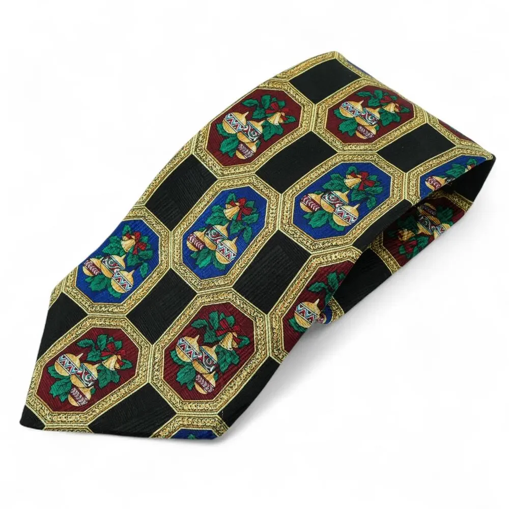 Vintage Hallmark Christmas Neck Tie Yule Tie Greetings 4
